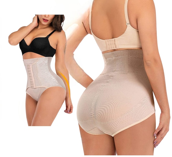 Women Tummy Control Thongs Panties, Slimming Shapewear Butt Lifter Short,  High Waist Trainer, Corset Body Shapewear Breathable Underwear 