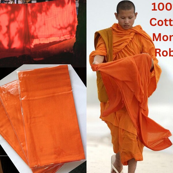 100% High Quality Buddhist Monk Robes | Buddhist Bhikkhu Costume | Kasaya, 袈裟 , Chougu, Sivura | Handmade Thero Clothes | Tibetan,Thai Dress
