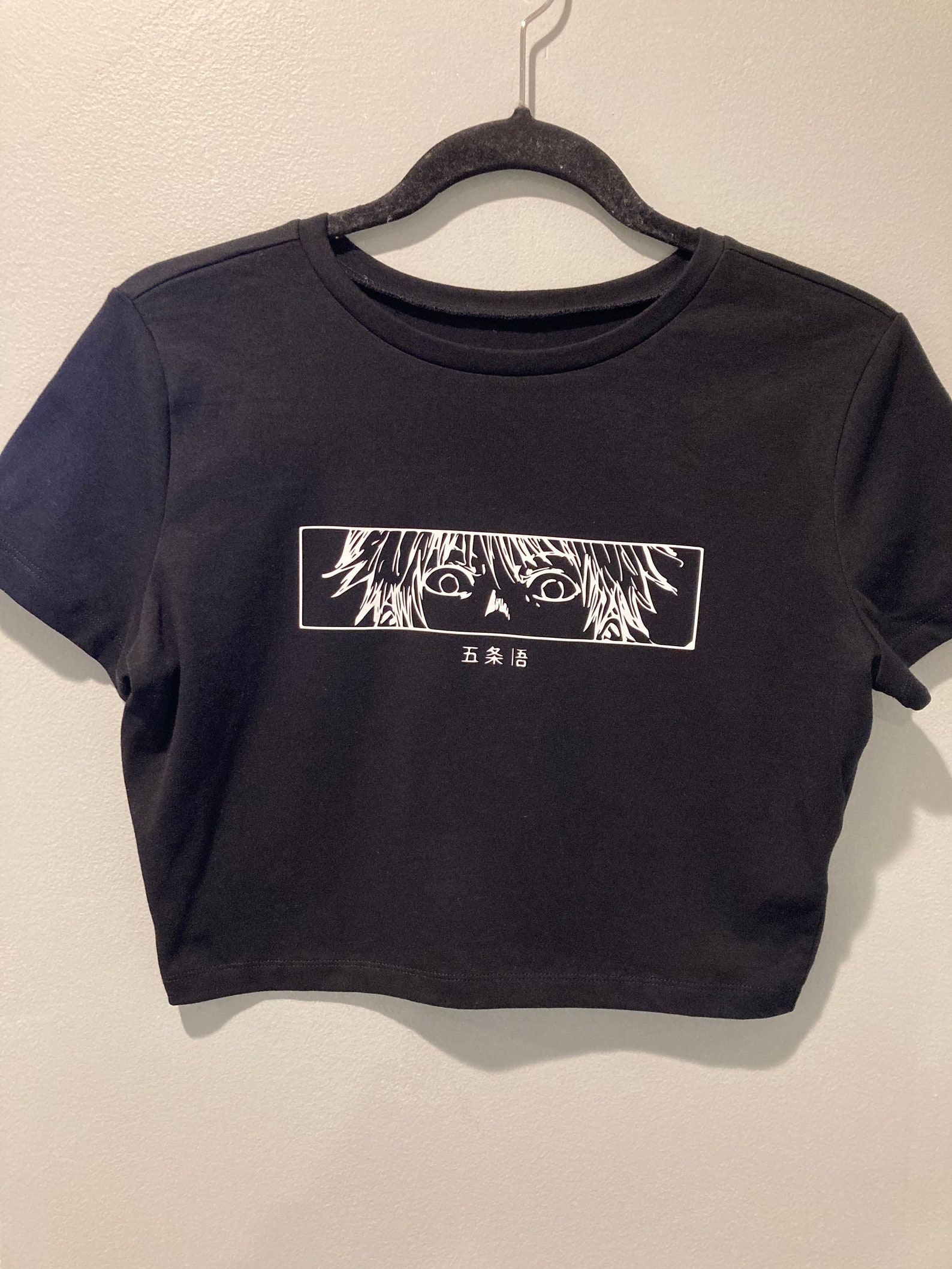 Jujutsu Kaisen Gojo Satoru crop top | Etsy