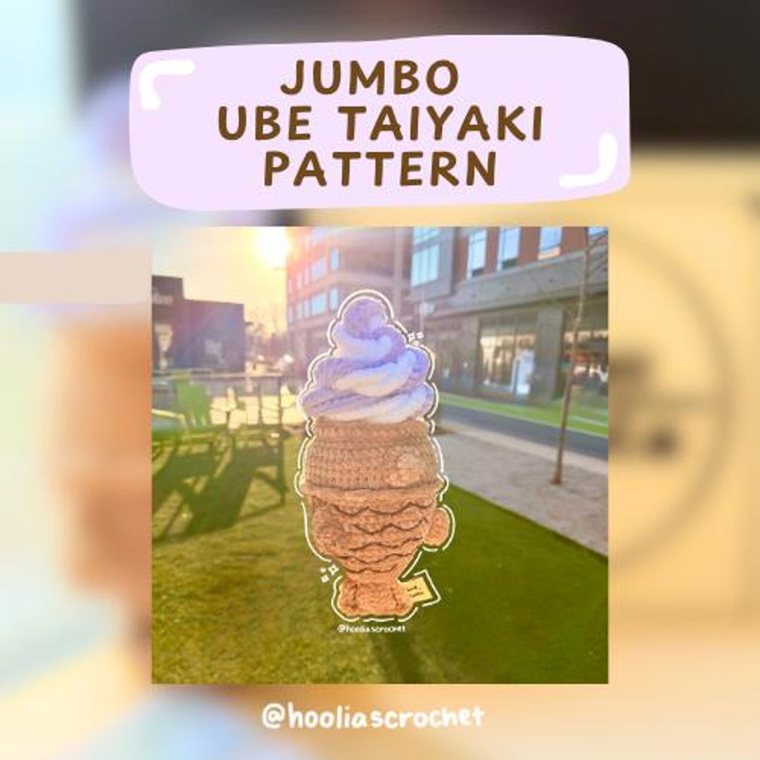 Ube Pattern Jumbo Ube Taiyaki Pattern PDF - Etsy