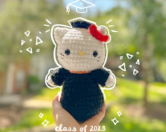 Grad Kitty Pattern PDF - Etsy
