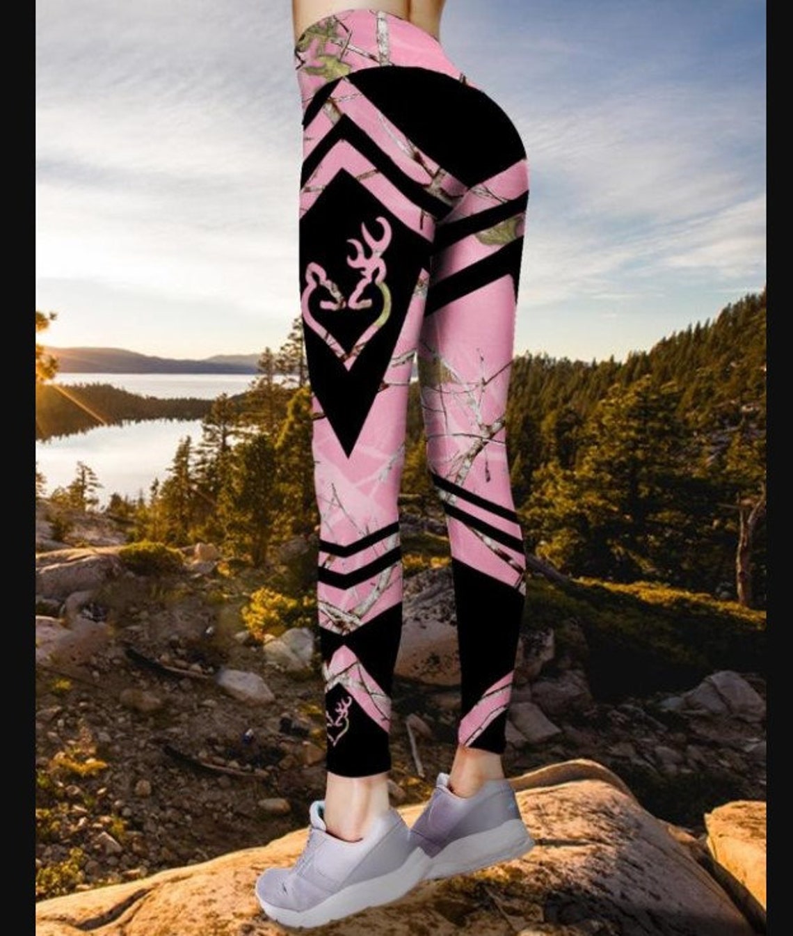 Country Girl Pink Beauty Legging Tanktop Leggings de style Etsy