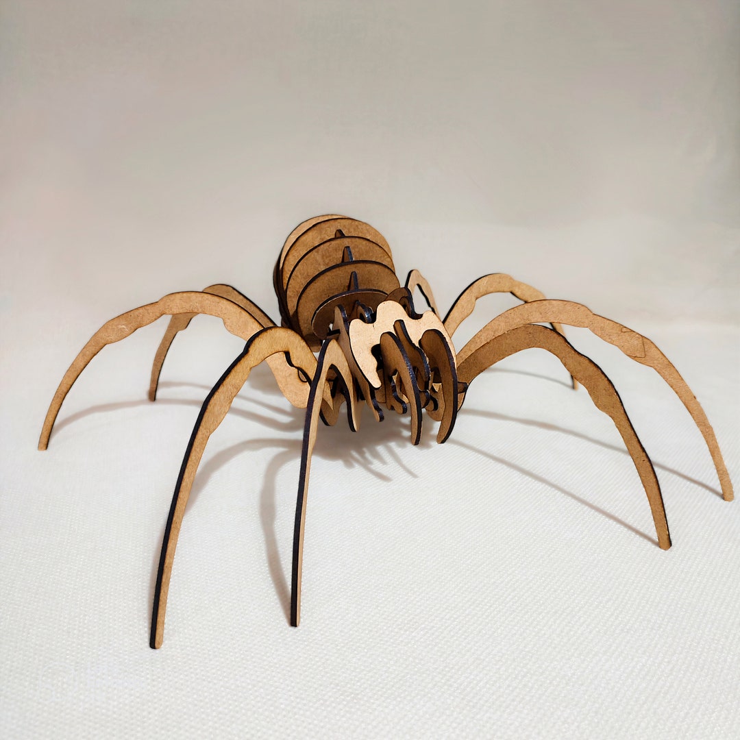 3D Spinne Laserschnitt-Dateien dwg dxf svg ai pdf Vektor-Pläne - Etsy.de