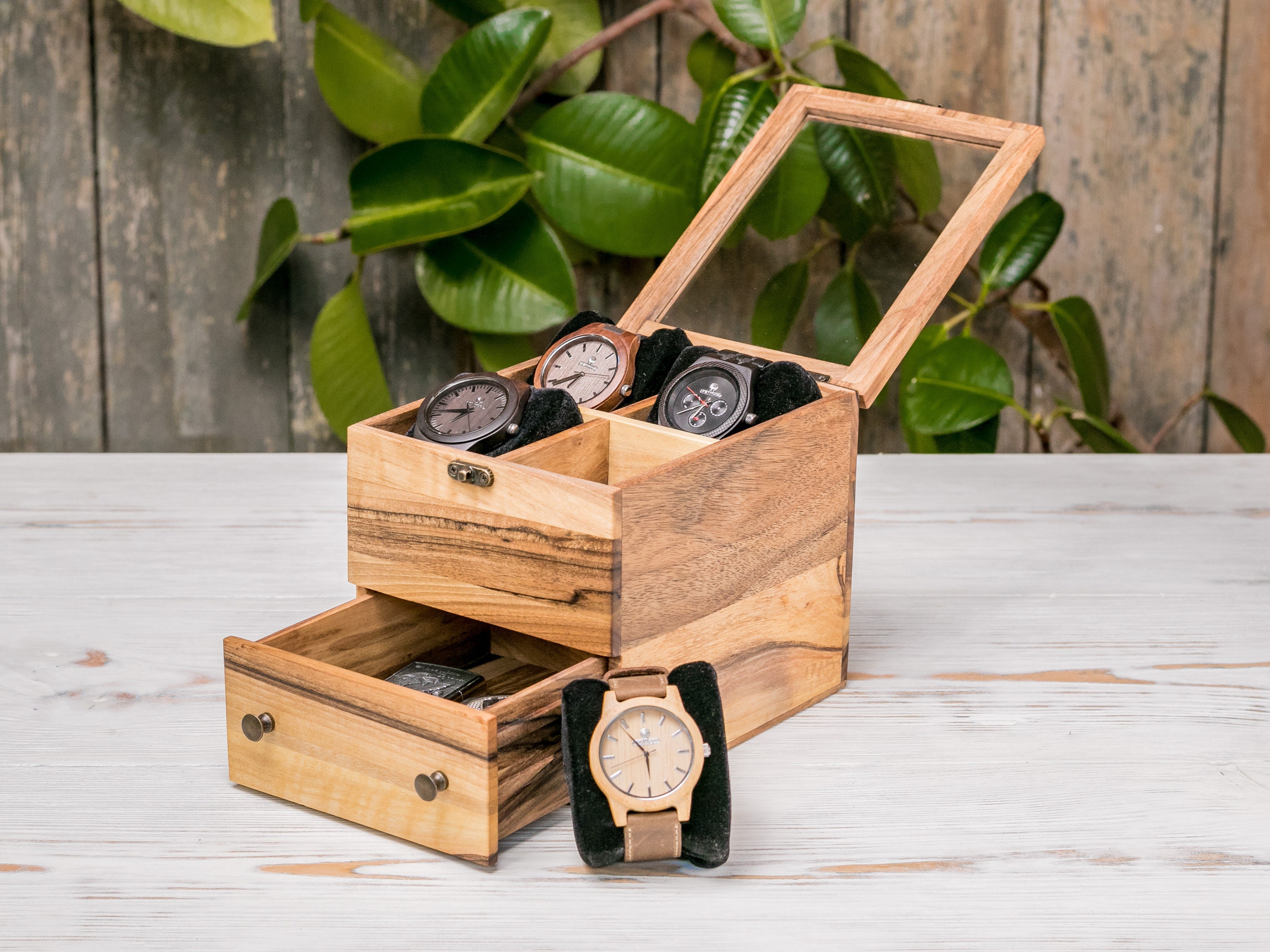 Men's Jewelry Box For Watches And Cufflinks Mens Jewelry Box