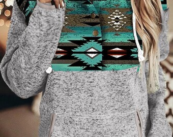 aztec hoodie mens