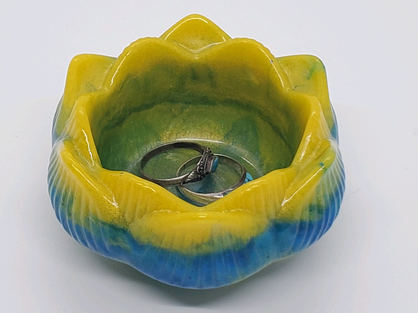 Votive Candle Holder Flower Candle Holder Flower Ring Dish Etsy