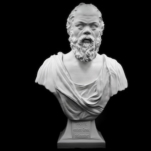 Socrates Bust | Greek Philosopher | Gift for Philosophers and Thinkers | Size Option |