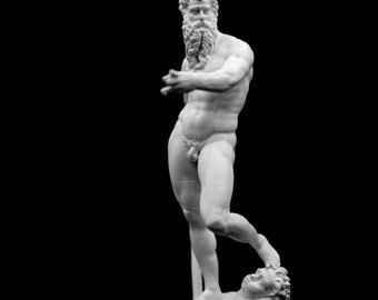 Poseidon or Neptune God Statue |Size Option|