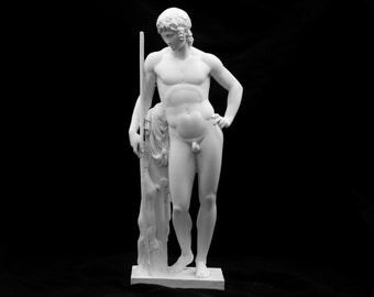 Adonis Greek Hero Statue |God of Beauty & Desire Sculpture | Size Option |