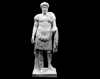 Marcus Aurelius-standbeeld | Romeinse keizerbeeldhouwkunst | Klassieke kunstdecoratie | Maatoptie |