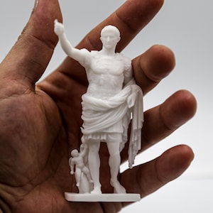 Augustus of Prima Porta Figurine | High Detail Resin Printed Miniature |