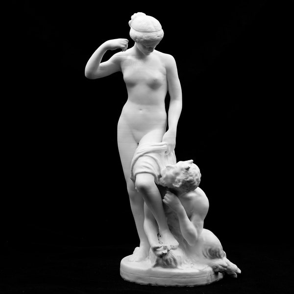 Satyr and Nymph Statue |Choosable Size|