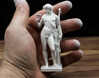Dionysus Bacchus Mini Statue – Thorvaldsen Inspired Resin Sculpture (4 Inch)