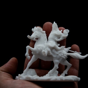 Guan Yu Chinese Equestrian Figurine