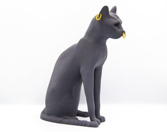 Egyptian Cat Statue - Gayer Anderson Replica | Ancient Egyptian Art | Size Option |