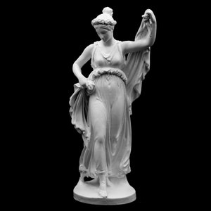 Resin Dancer Girl Statue: 3D Replica of Thorvaldsen Sculpture