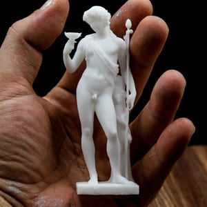 Figura de Dioniso Baco / Miniatura impresa en resina de alto detalle /