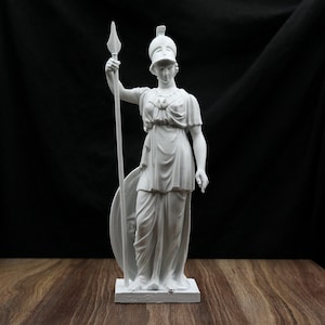 Minerva - Athena Statue | High Detailed Resin Printed | Size Option |