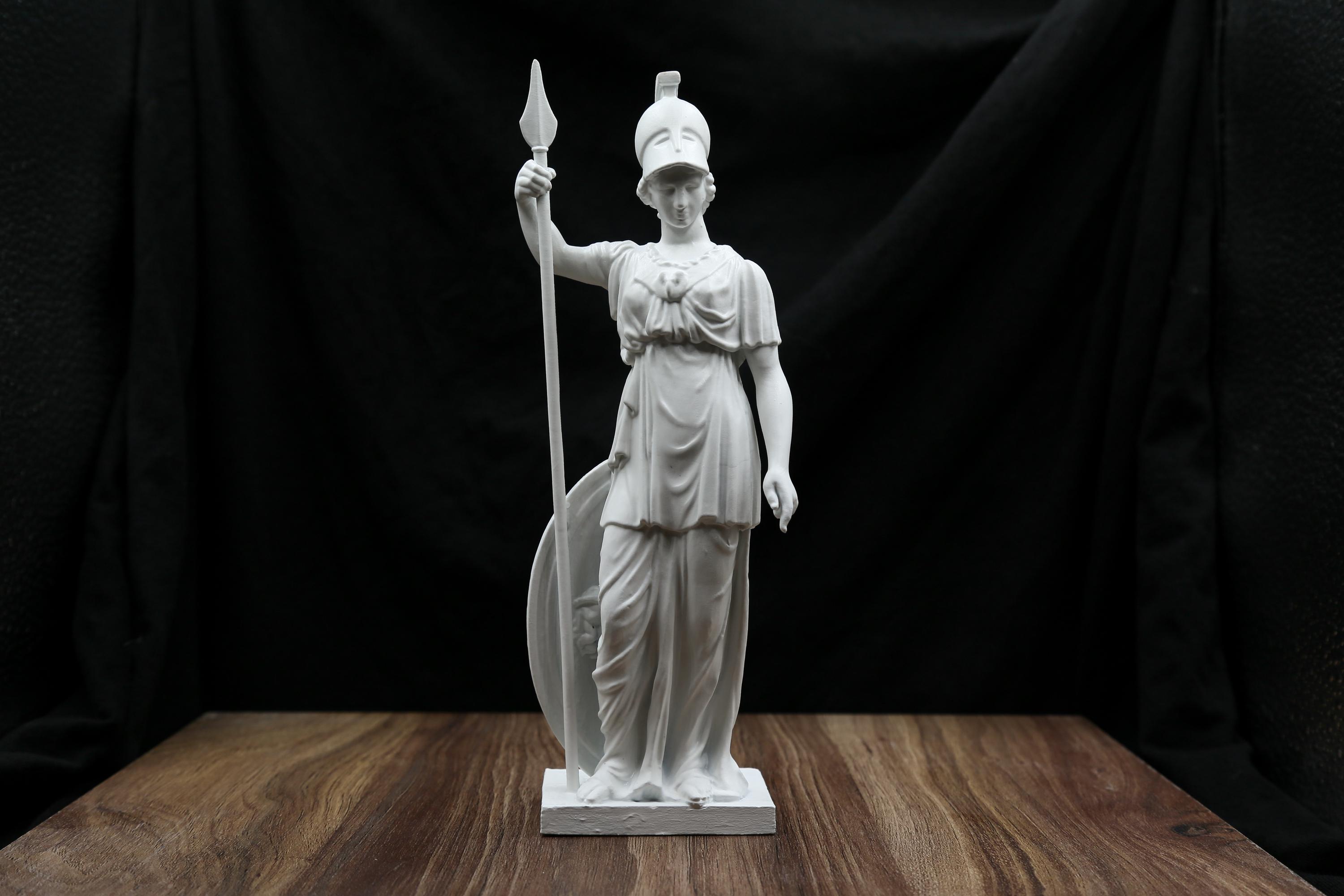 Minerva - Athena Statue | High Detailed Resin Printed | Size