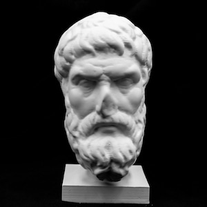 Epicurus Bust | Founder of Epicureanism | Size Option |