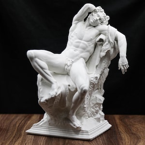 ガニメデスと鷲の像 | ギリシャ神話の彫刻 | ゼウスの献酌官アート