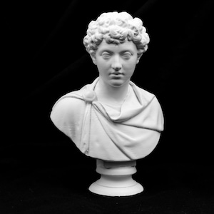 Young Marcus Aurelius Bust Replica | Historical Art Collectible | Size Option |