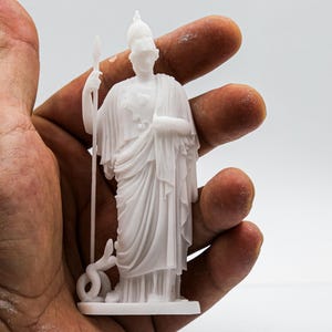 Figurine Athéna Pallas Giustiniani | Miniature imprimée en résine très détaillée |