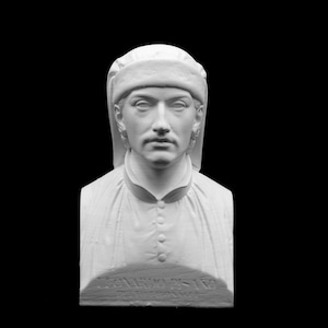 Leonardo Fibonacci Bust | Mathematical Art Collectible | Size Option |