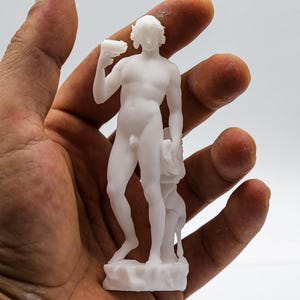 Michelangelo&#39;s Dionysus (Bacchus) | High Detail Resin Printed Miniature |