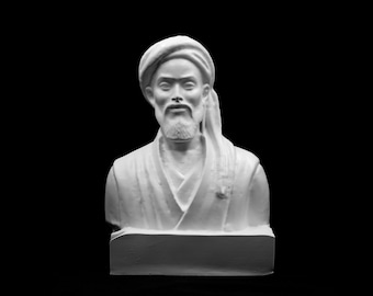 Avicenna -Ibn Sina Bust | Persian Philosopher & Physician | Father of Early Medicine | Size Option |