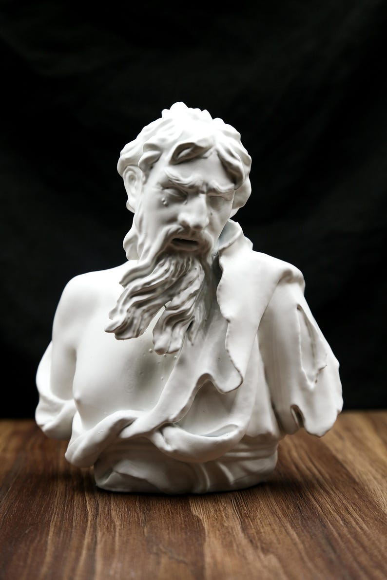 Heraclitus Greek Philosopher Bust | Gift for Thinkers | Size Option | image 2