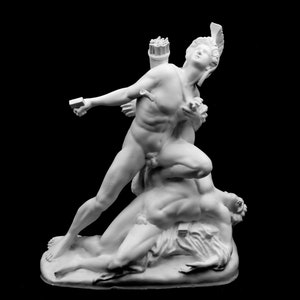Nisus and Euryalus Couple Statue - Louvre Museum Replica |Size Option|