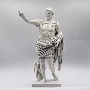 Estatua de Augusto de Prima Porta / Primer emperador romano / Opción de tamaño /