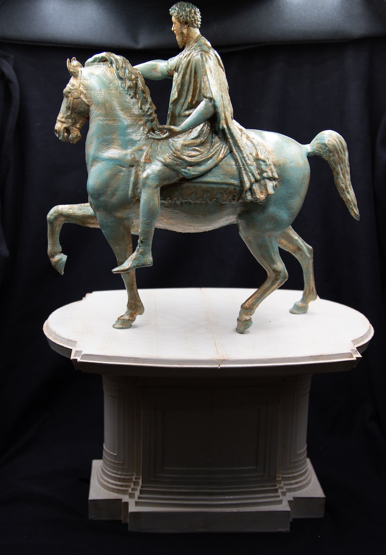 Marcus Aurelius Equestrian Statue - Ancient Roman Emperor image 8