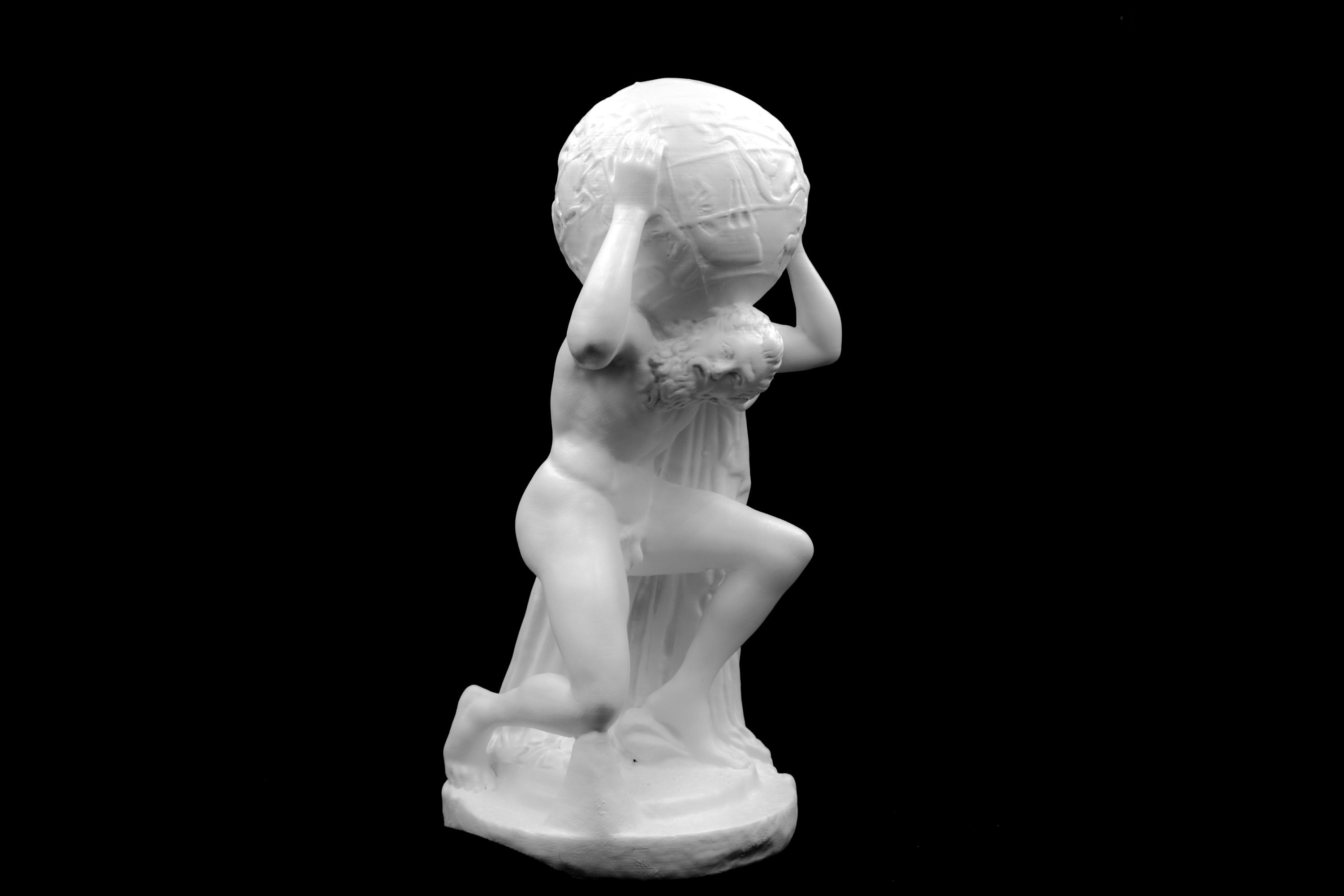 23cm9.1in Atlas Statue Ancient Greek Mythology Sculpture Art