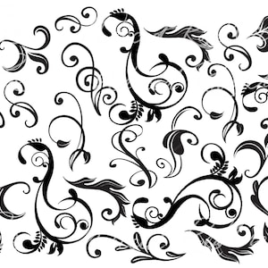 Flourish Tooled Leather SVG