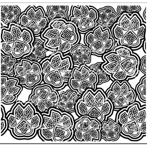 Celtic Paw Print Burst Tumbler wrap