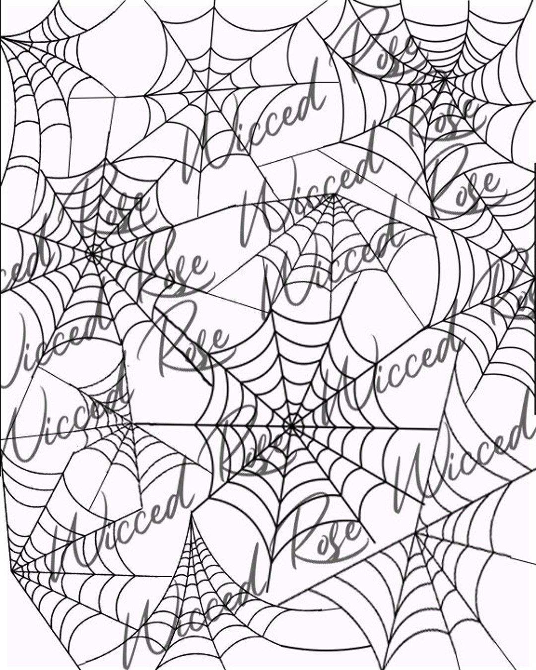 Spider Web SVG - Etsy