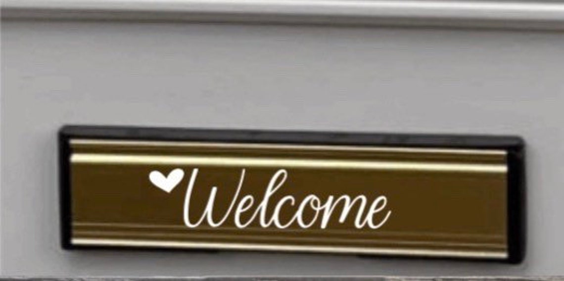 Letterbox Letter Box Sticker Vinyl Sticker Thank You Inbox Etsy