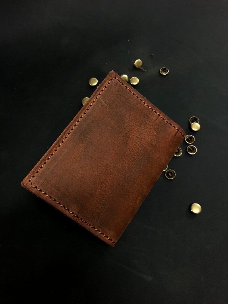 Leather Wallet Billfold Handmade Leather Wallet Business Wallet,