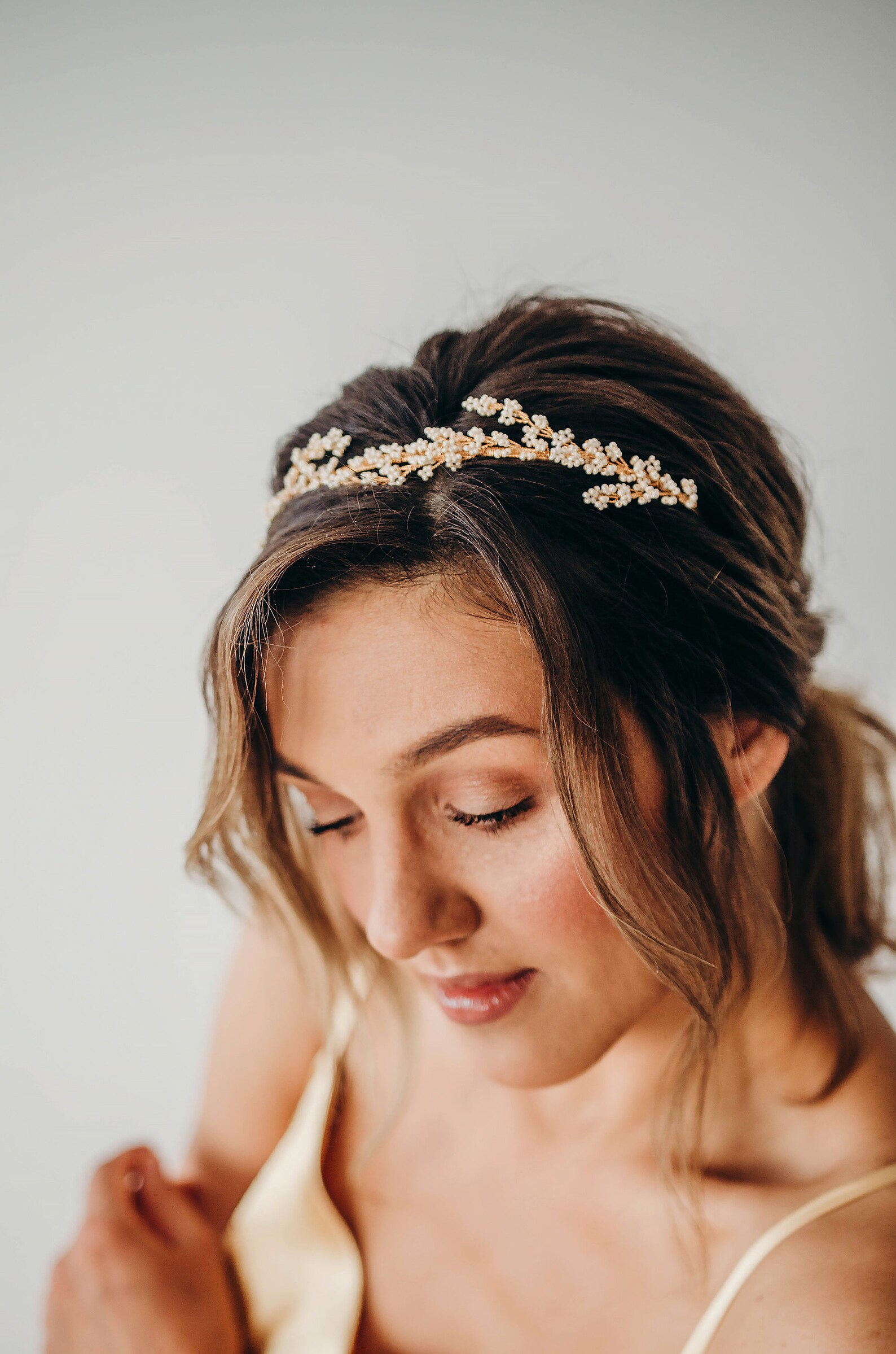 Bridal beaded headpiece. Unique trendy beaded jewelry Etsy