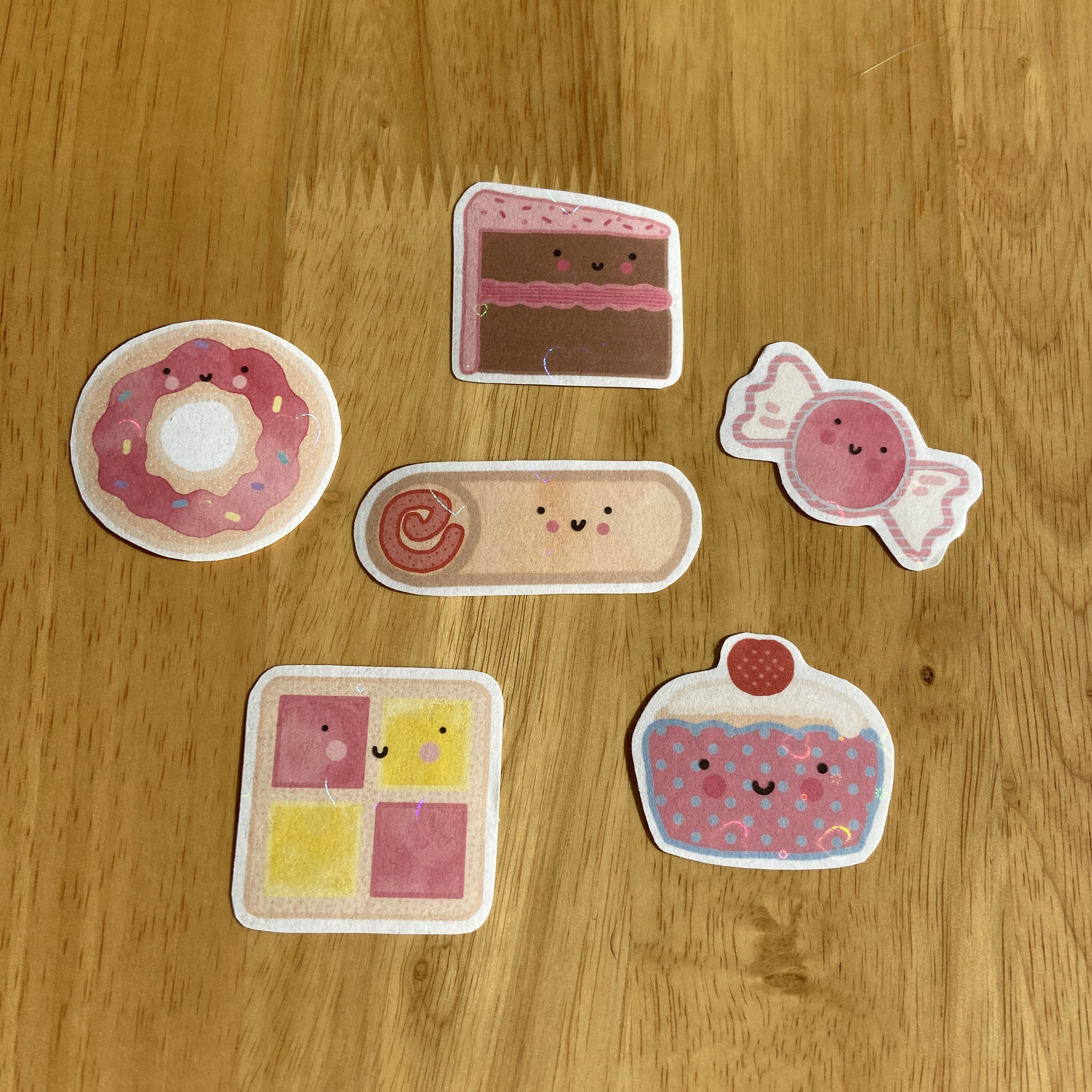 Treats Sticker Pack, Sweets Stickers, Candy Stickers, Fast Food