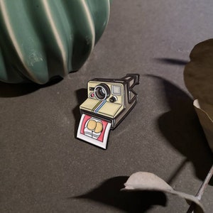 Polaroid Camera Pin | Humorous Pins | Funny Pins | Cheeky Pins | LOL pins | Naughty Pins | Sexy Pin | Moony Pin