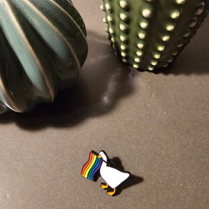 Rainbow Animal Pins | Cute Duck Pins | LGBTQ+ Enamel Pins | Pride Pins | LOVE Pins | Rainbow Pins | NHS Pins | Fun Pins | Cute Animal Pin