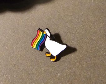 Épingles d'animaux arc-en-ciel | Épingles à canard mignonnes | Oie arc-en-ciel | Épingles en émail LGBTQ+ | Épinglettes Fierté | Épingles de l'AMOUR | Épingles arc-en-ciel | Épingles NHS | Épingles amusantes