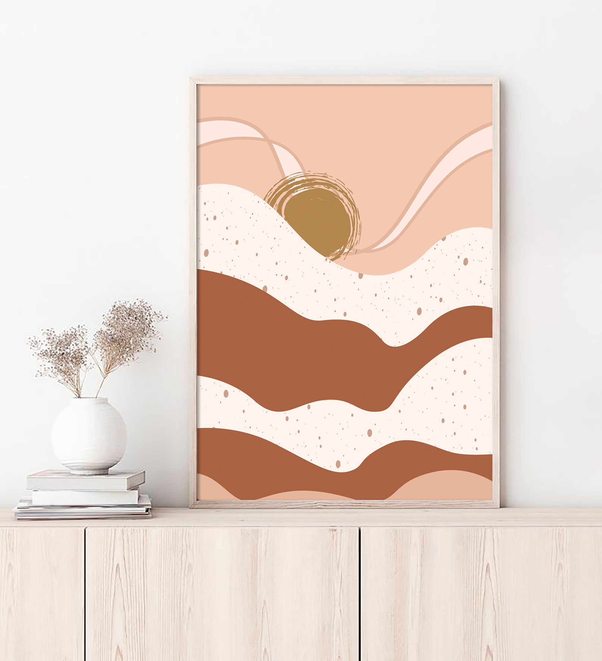 Modern Living Room Wall Art Prints Set of 3 Prints Neutral | Etsy