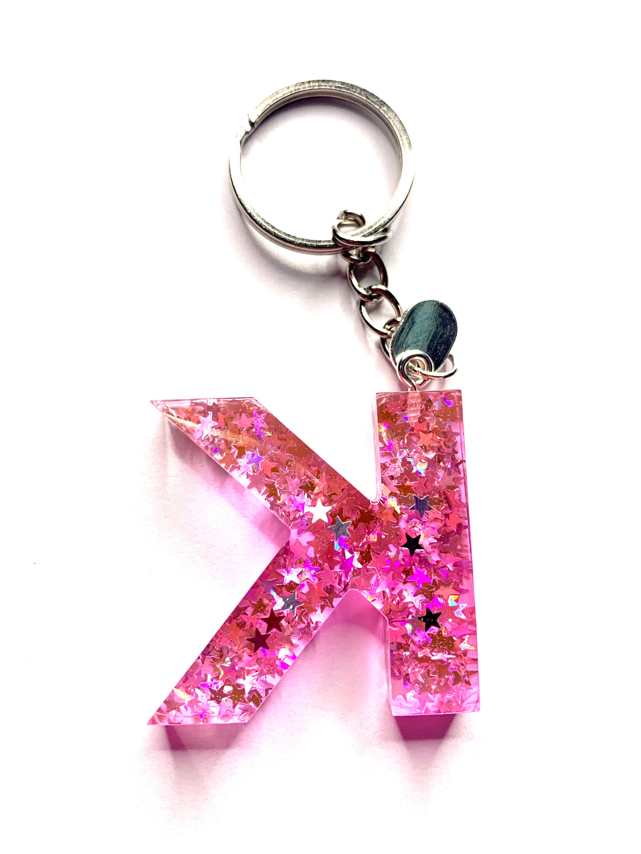 Letter K keyring keyring alphabet keychain school bag Etsy