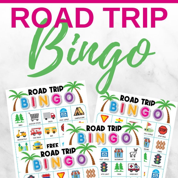 Road trip Bingo