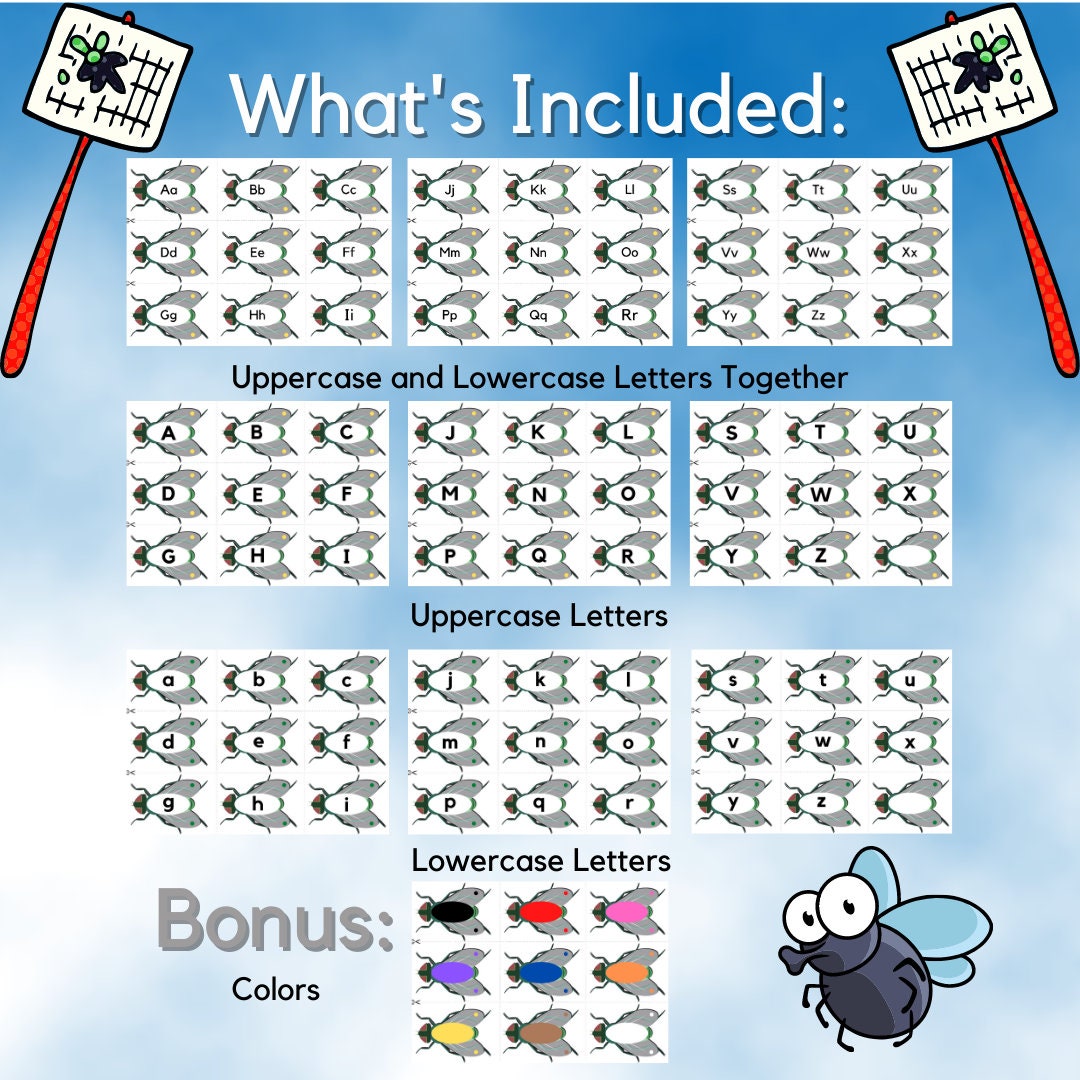 Fly Swat Alphabet Game Alphabet Game Preschool Printa vrogue.co