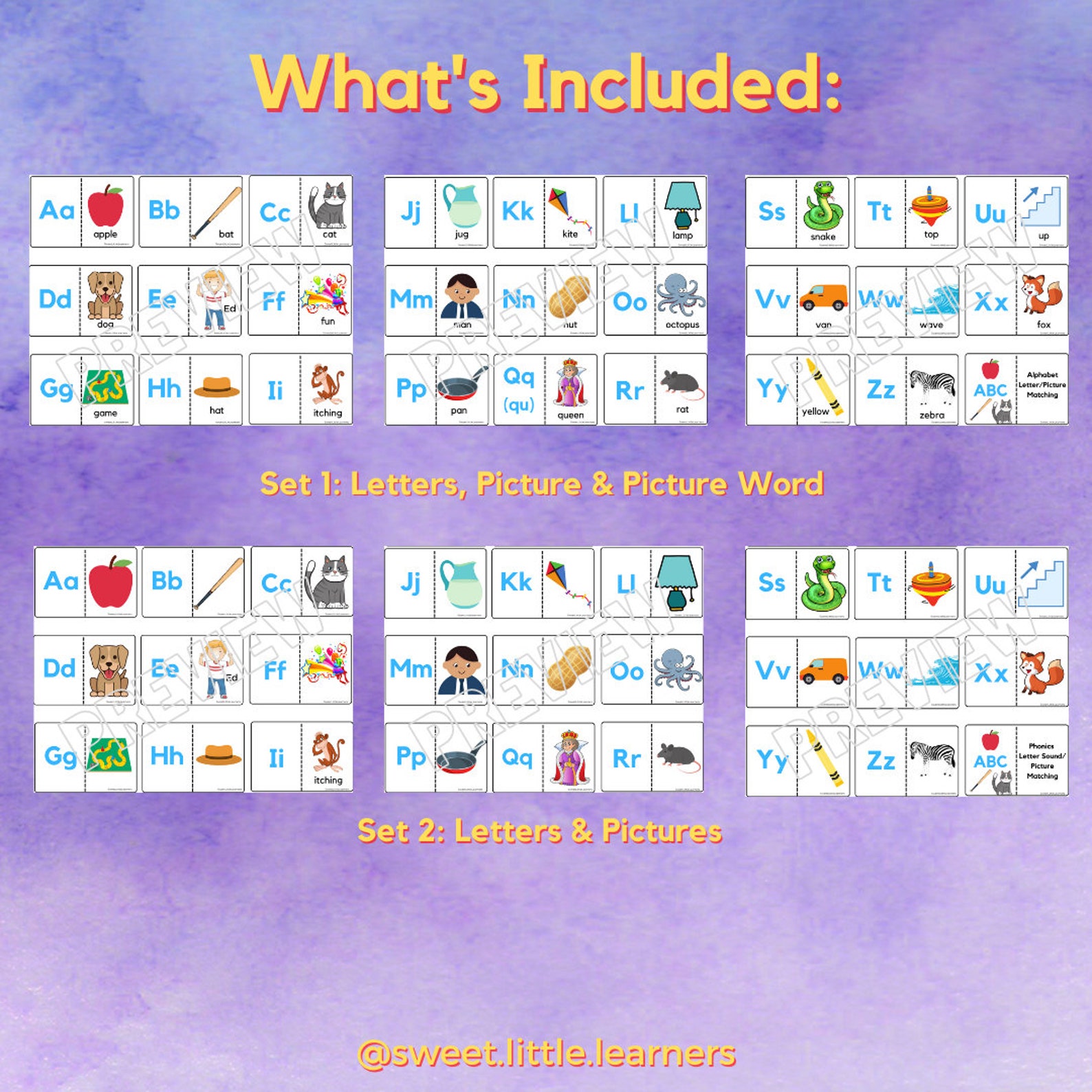 Phonics Matching Cards// Phonics Puzzles// Letter Sound Bildkarten ...